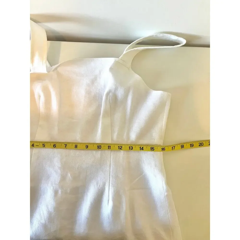 J. Crew Squareneck linen dress